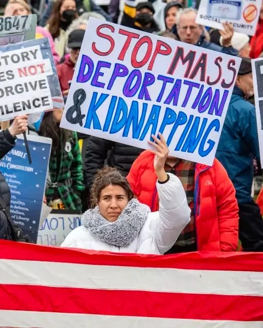 Houston Joins Nationwide ‘Hands Off’ Protest Against Trump and Musk
