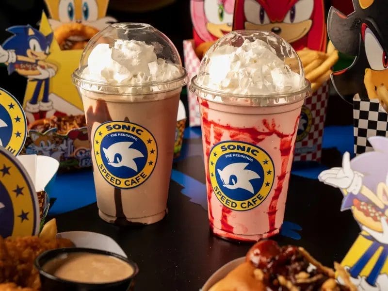 Viral Sonic the Hedgehog pop-up cafe takes over Katy burger joint for 3  months - CultureMap Houston