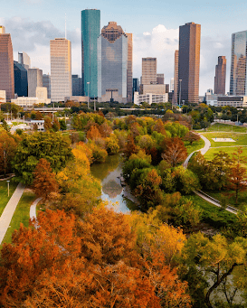 peaceful outdoor spots in Houston