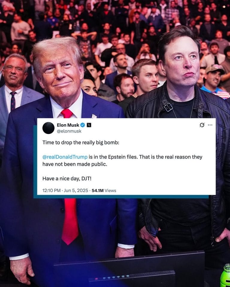 Musk Breaks with Trump Over Spending Plan, Cites Epstein Ties