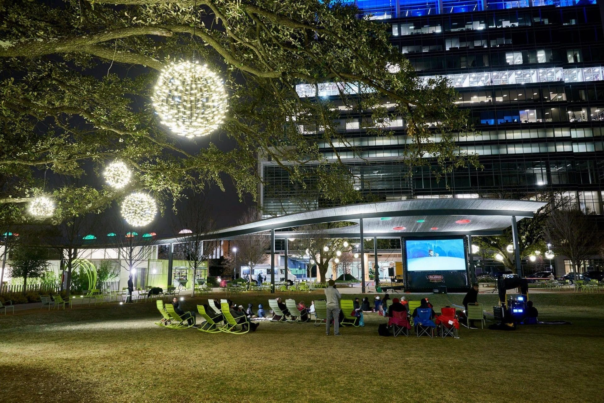 Levy Park Outdoor Movies Houston