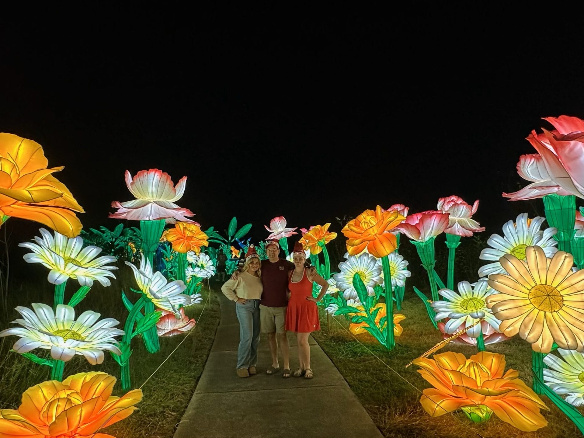 Radiant Nature at the Houston Botanic Garden, Houston Christmas Lights 2025