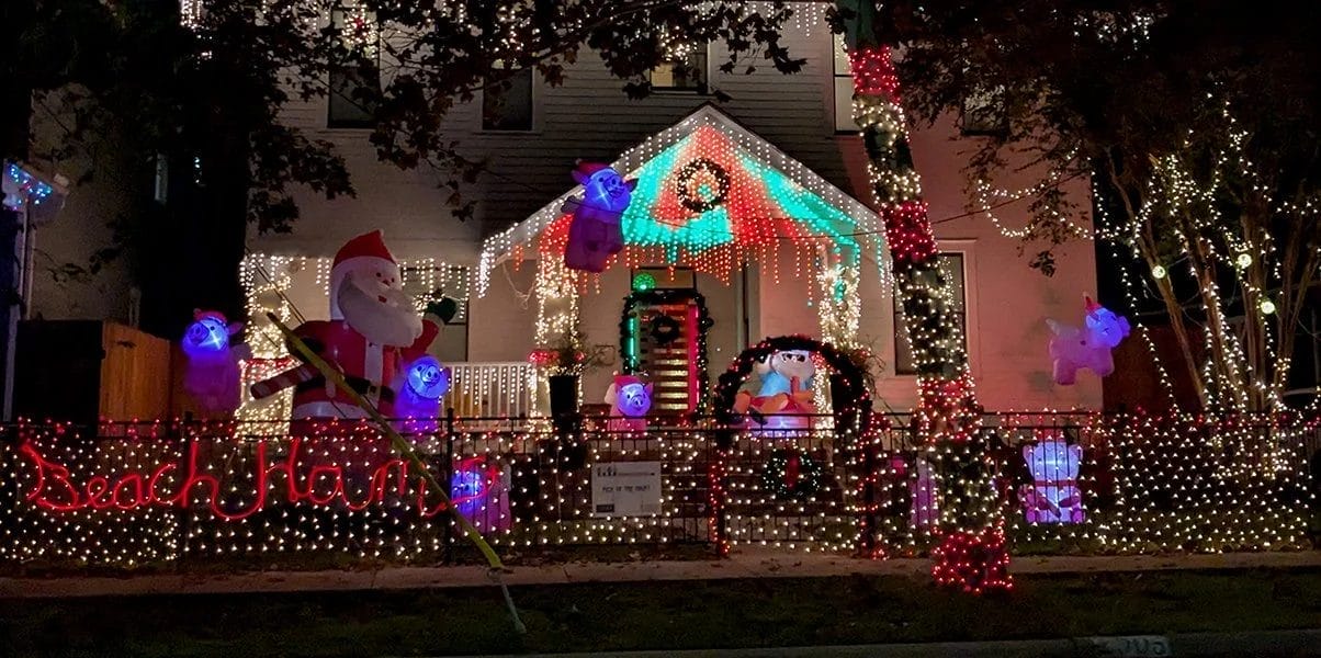 Lights in the Heights (Woodland Heights), Houston Christmas Lights 2025