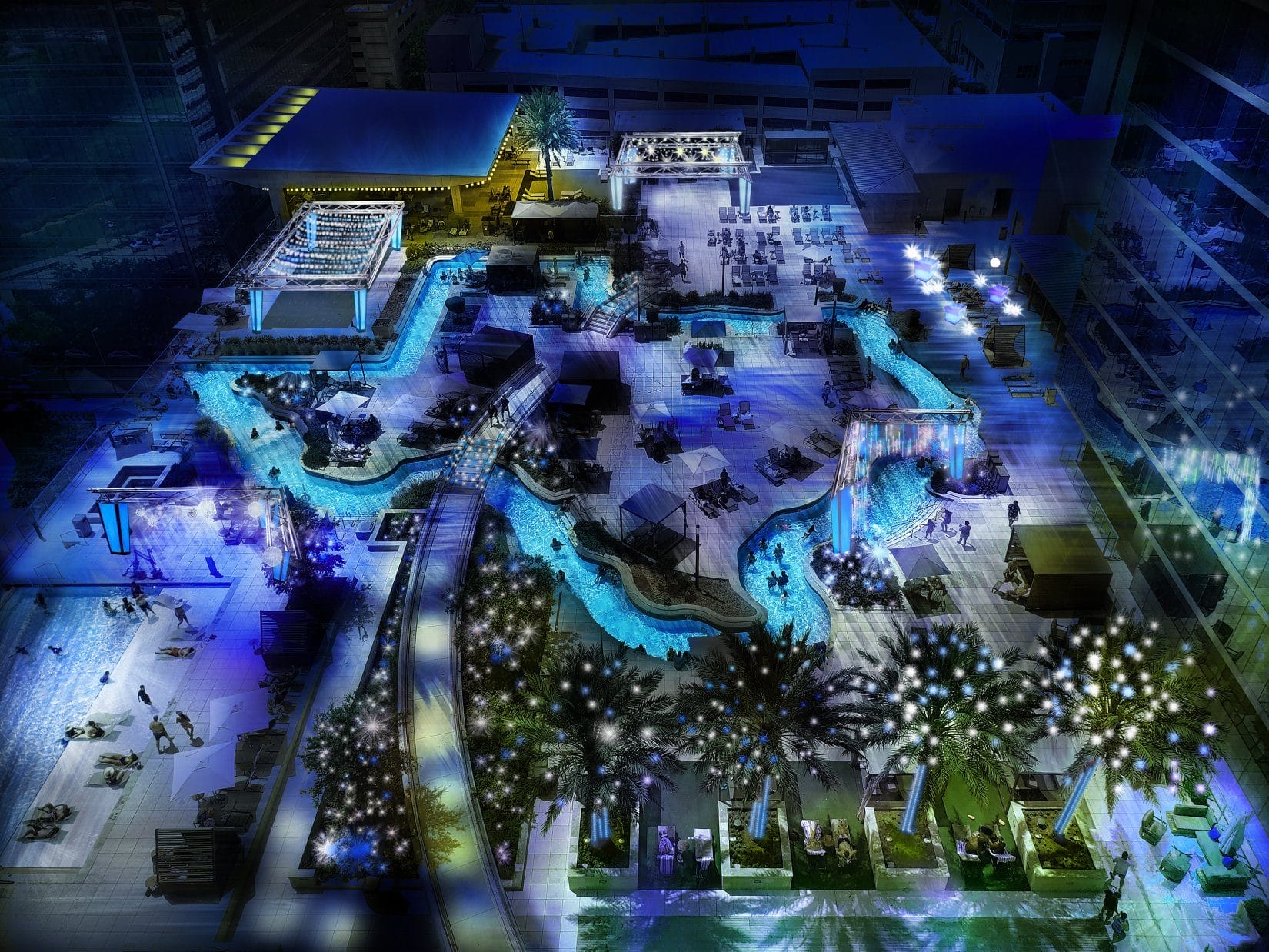 Texas Winter Lights at the Marriott Marquis