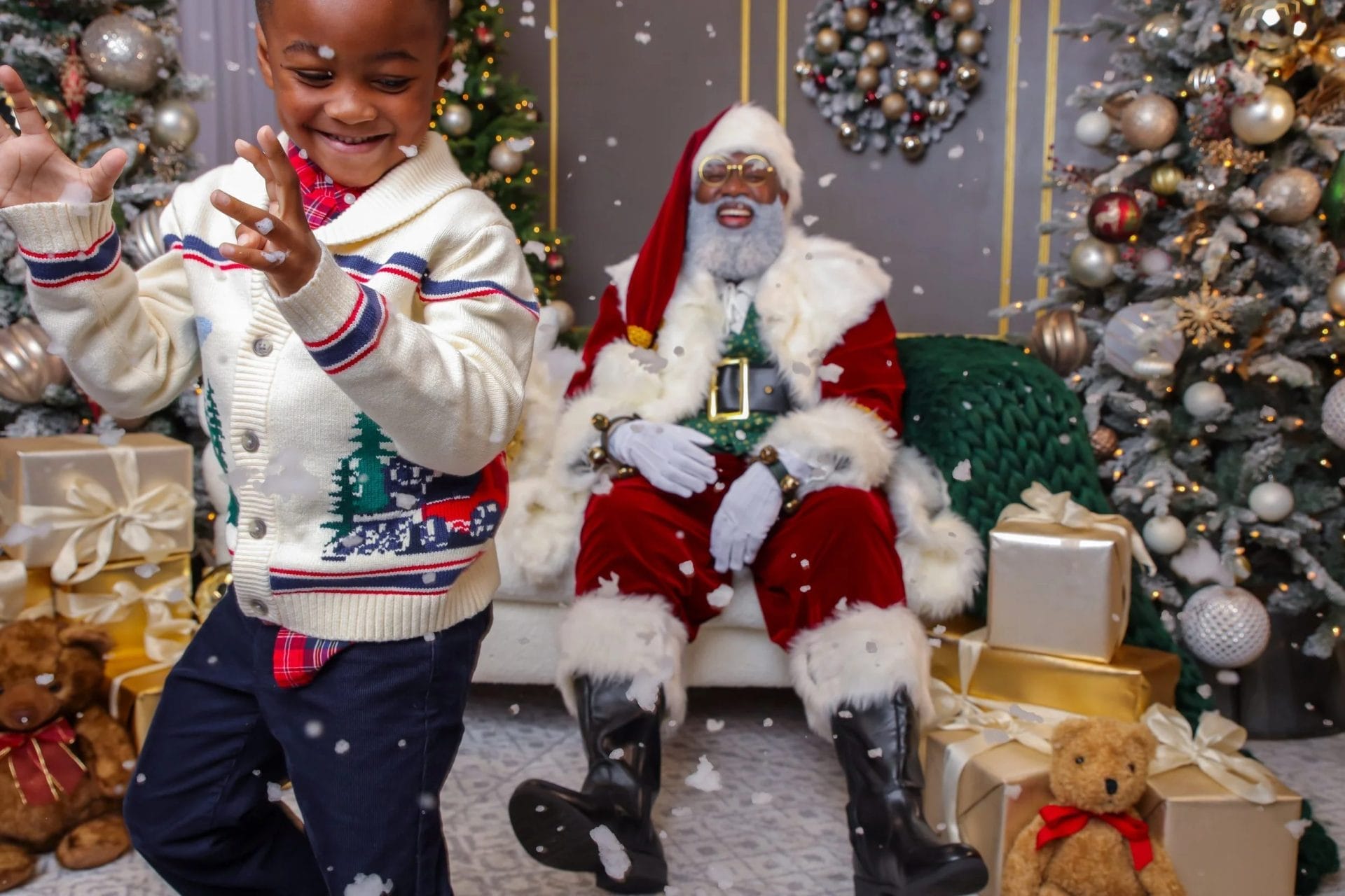 The Black Santa Houston, take photos with Santa in Houston