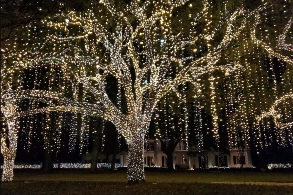 River Oaks Christmas Lights, Houston Christmas Day Hours