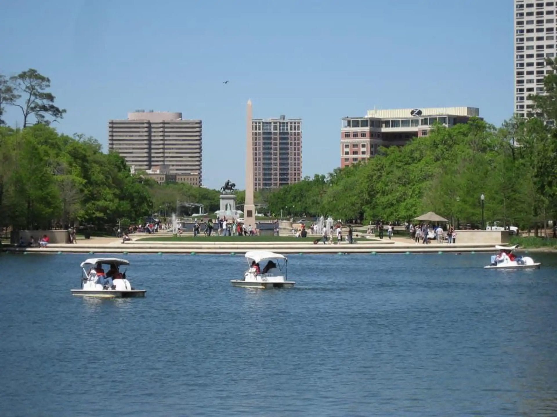 Hermann Park Lake Pedal Boats