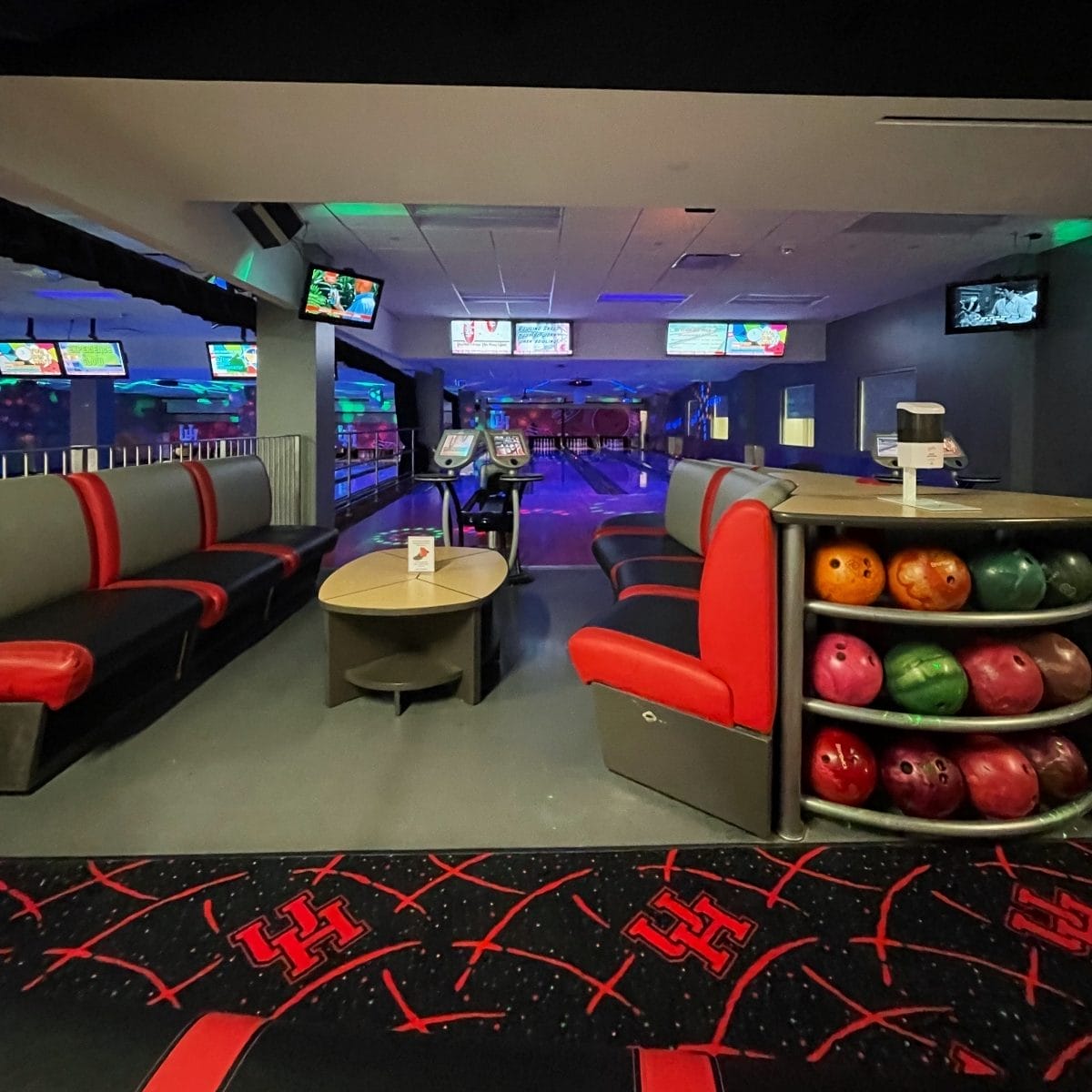 Bowling at University of Houston Games Room